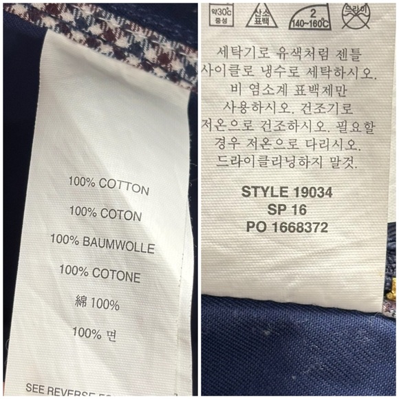 J. CREW 19034 BLUE DOWNTOWN FIELD WAXED 100% COTTON PLACKET UTILITY JACKET - Picture 16 of 16